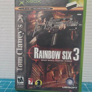 Tom Clancy's Rainbow Six 3 - Microsoft Xbox Original CIB Complete Tested Game